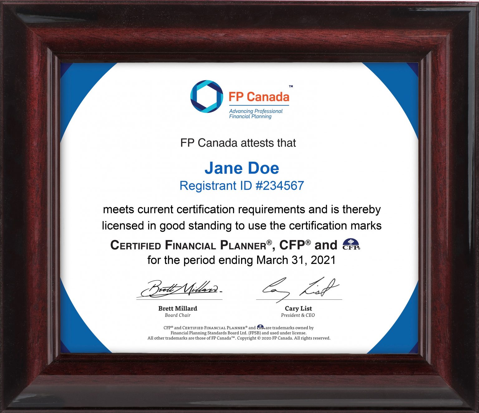 What Is Cfp Certificate